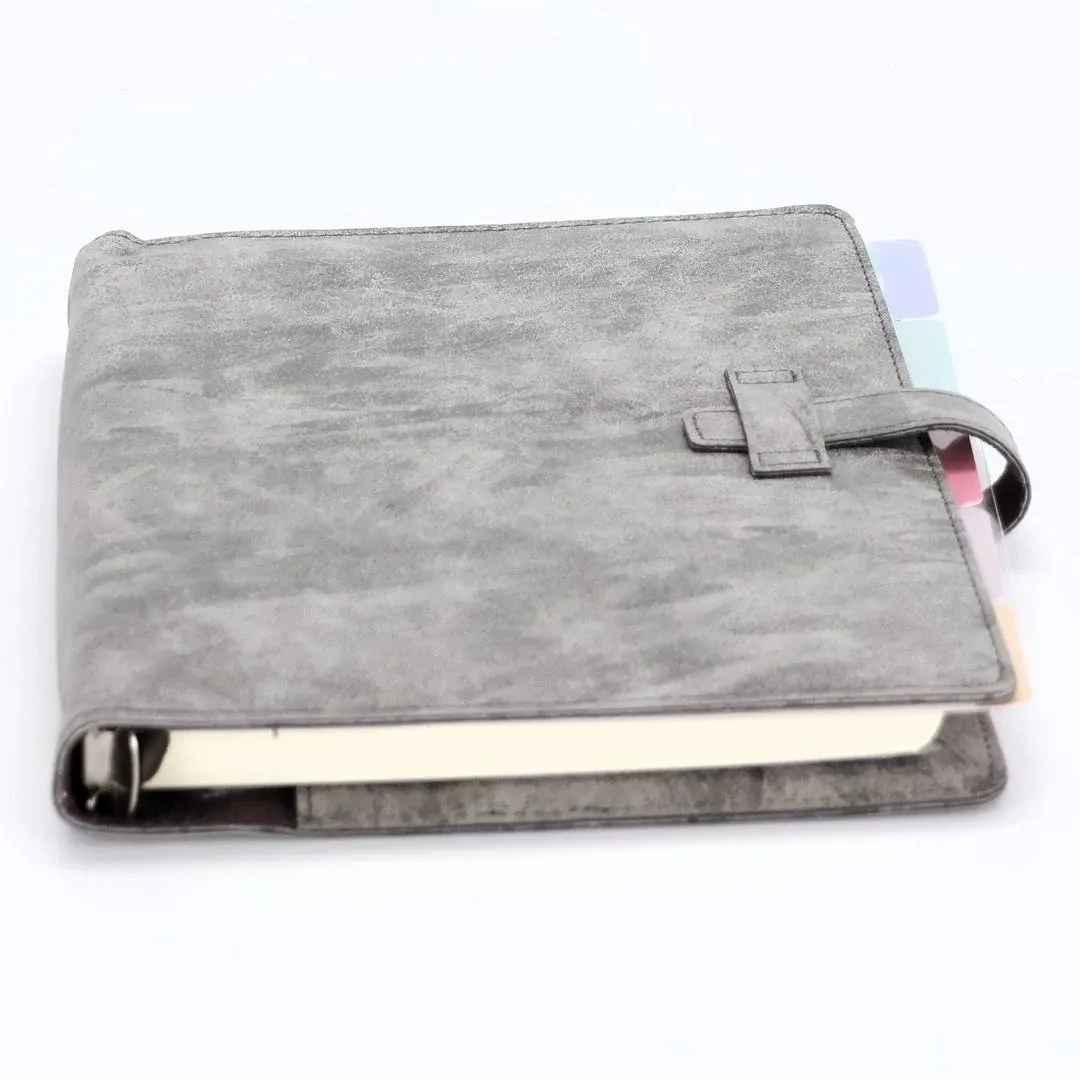 Wonderpool Leather Journal Refillable Binder A5 Writing Notebook Folder Organiser ...