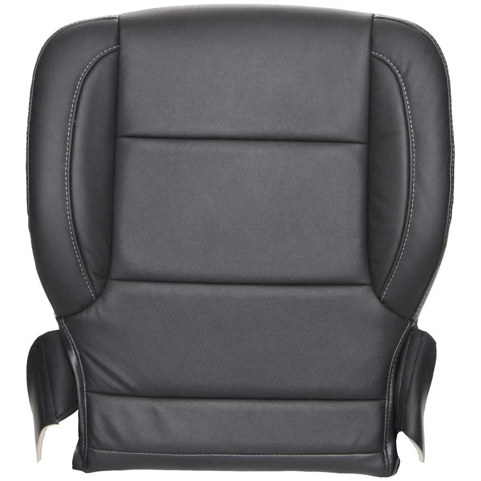 2001 - 2002 Ford F150 Lariat Super Cab - Driver Side Bucket or 60/40 Seat Bottom Cover - Medium Graphite - OEM Material Config (Leather/Vinyl) - P4B