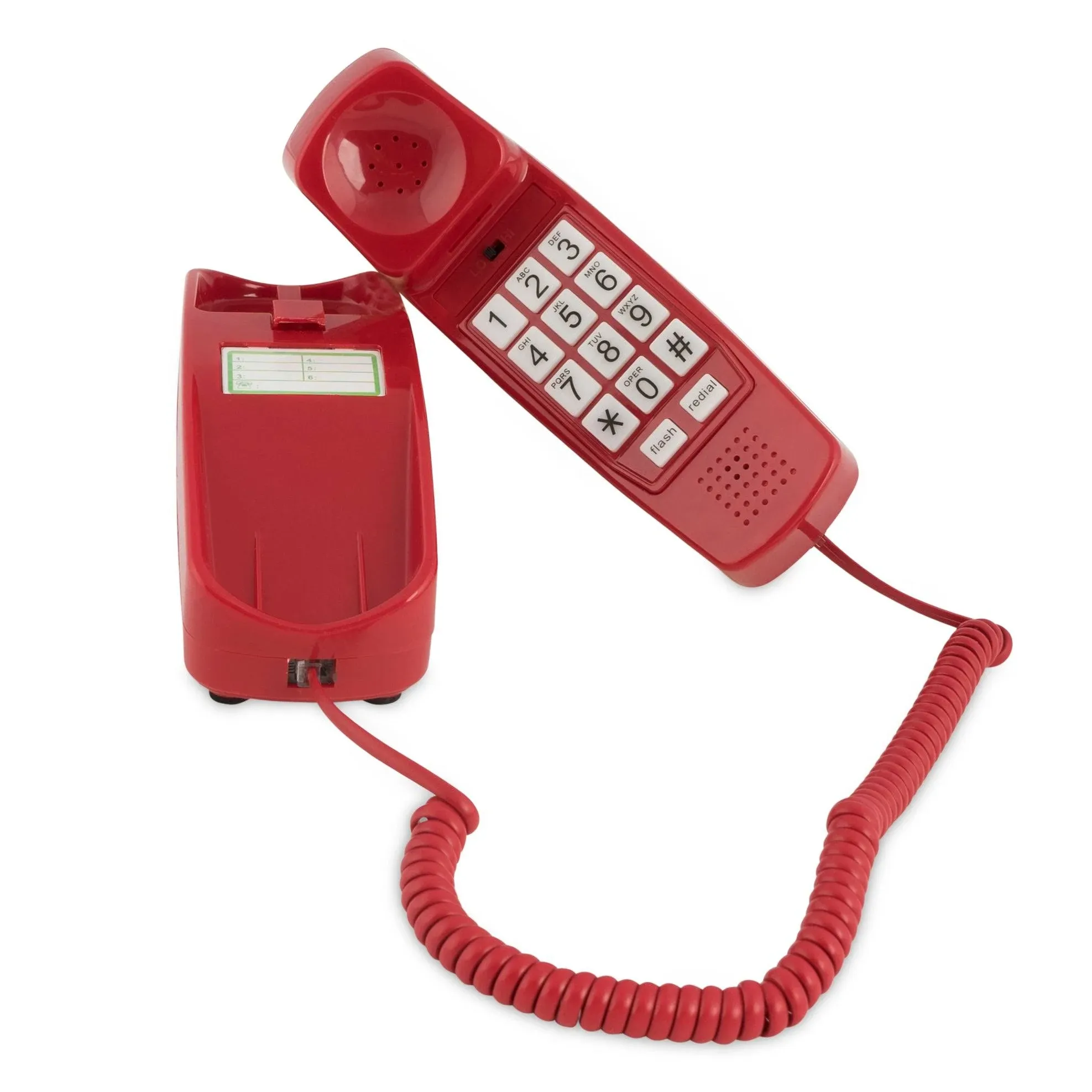 1965 Vintage Inspired Desk Phone - Lightweight, Easy-To-Hold Land Line Telephone