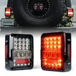 Xprite Destroyer Series LED Taillights for 2007 - 2018 Jeep Wrangler JK