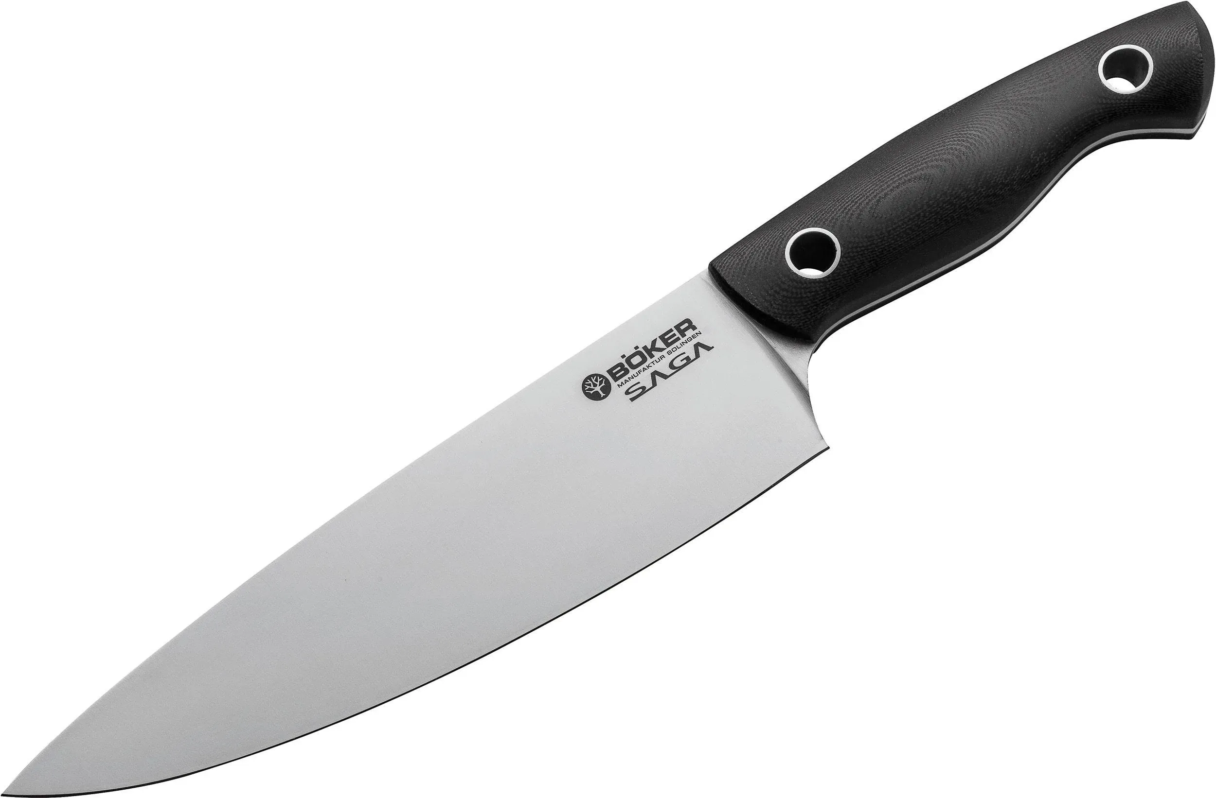 Boker Satin Saga Chef's Knife, Black