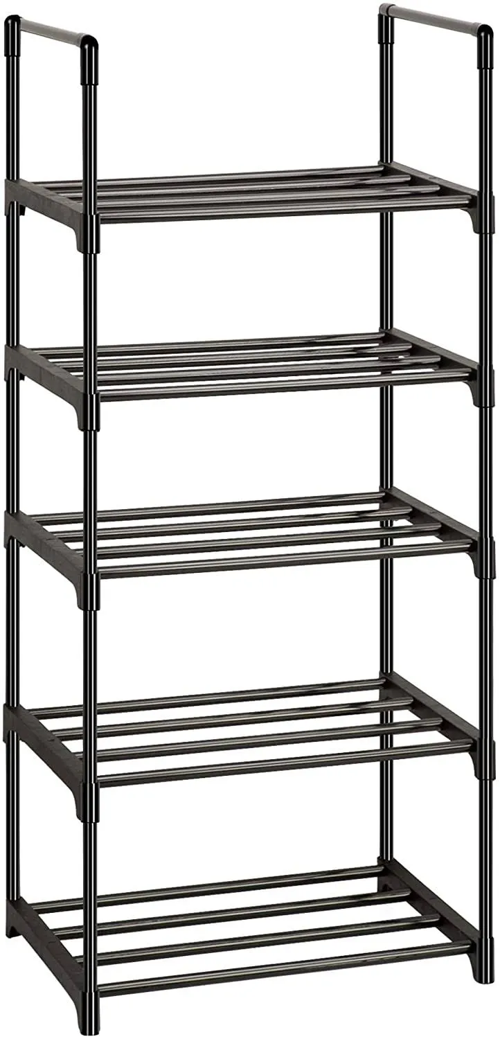 Sturdy Shoe Rack Organizer Shelf Storage Metal Closet Tier Stackable