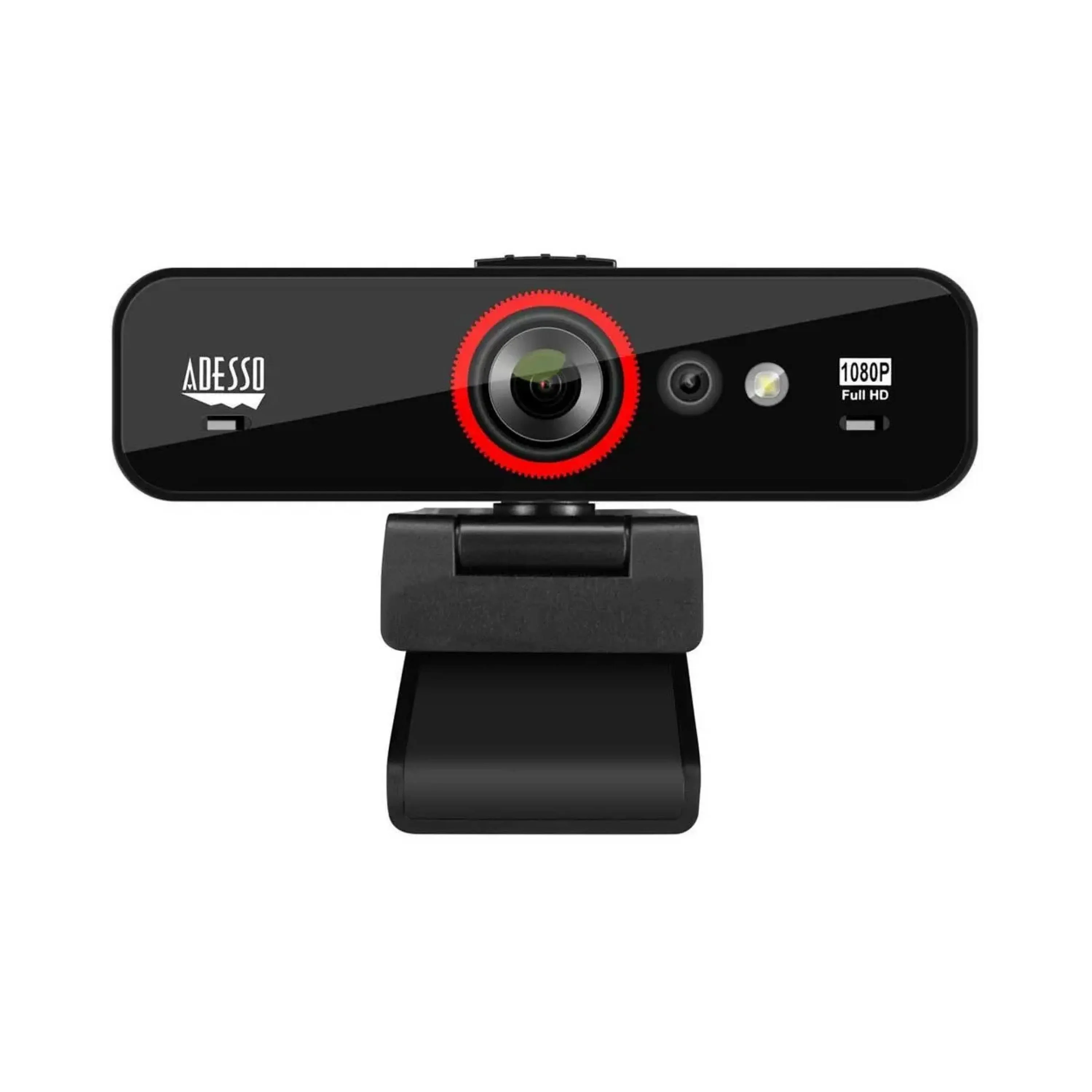 Adesso CyberTrack F1 HD 1920 x 1080 Webcam, 2.1 Megapixel, Black (CyberTrack F1) | Staples