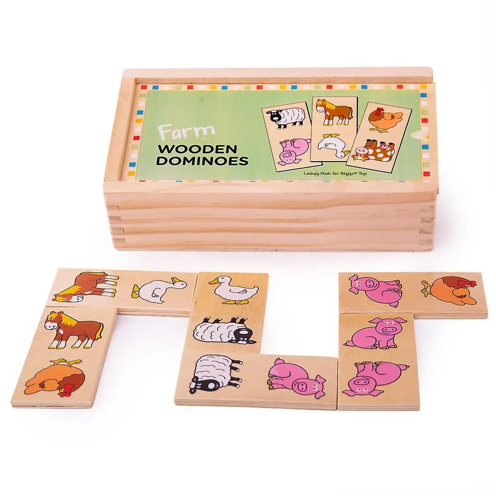 Bigjigs Toys Farm Dominoes