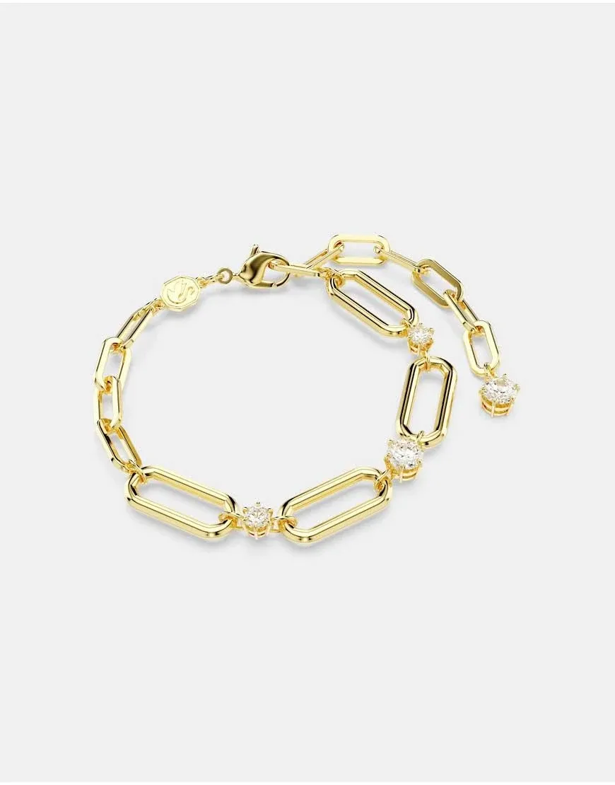 Swarovski Constella Bracelet, White, Rhodium Plated