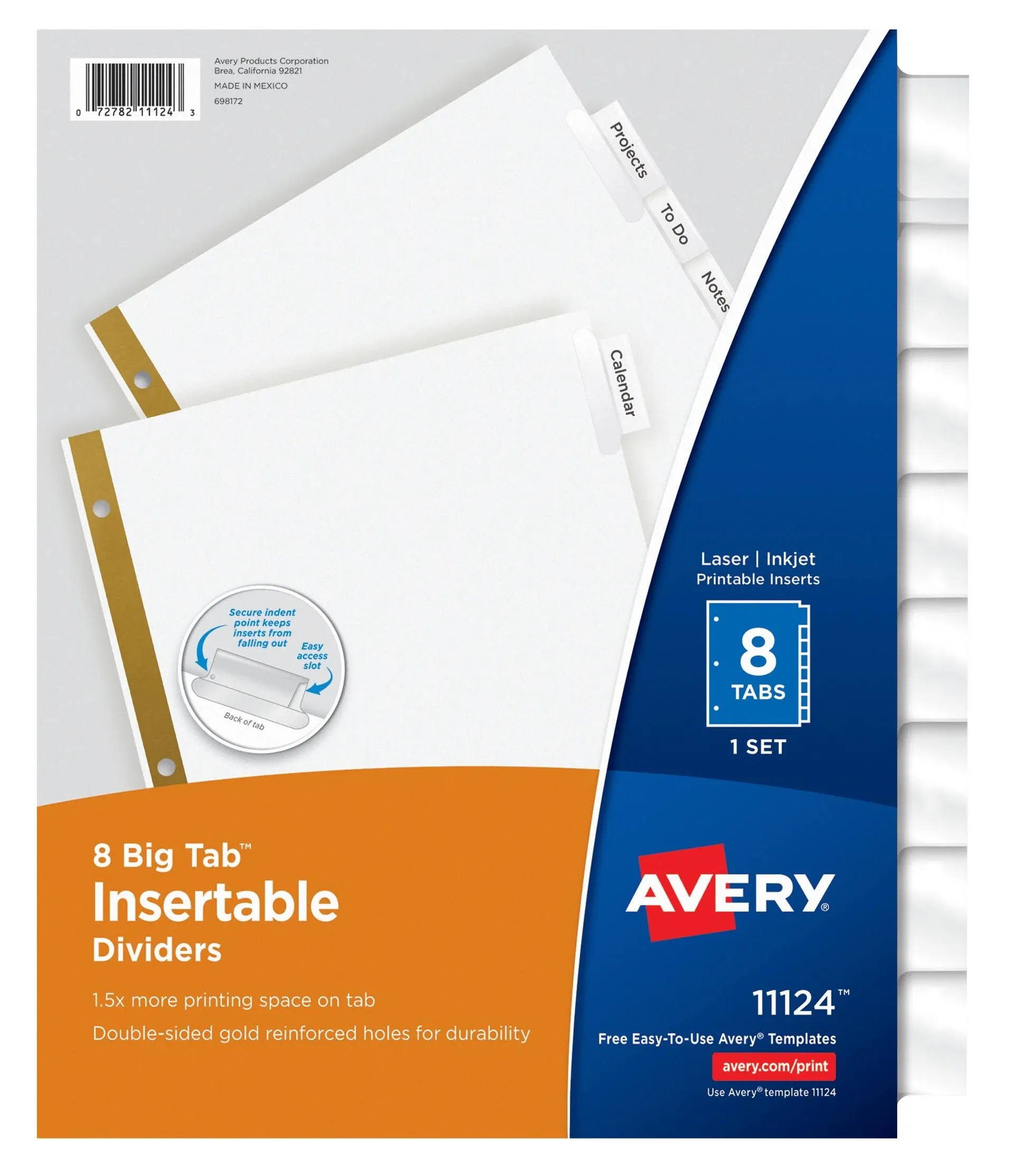 Avery Big Tab Insertable Dividers