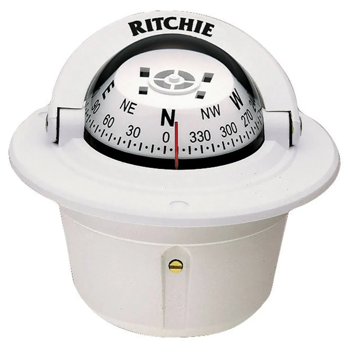 Ritchie - F-50W Explorer Compass - Flush Mount - White