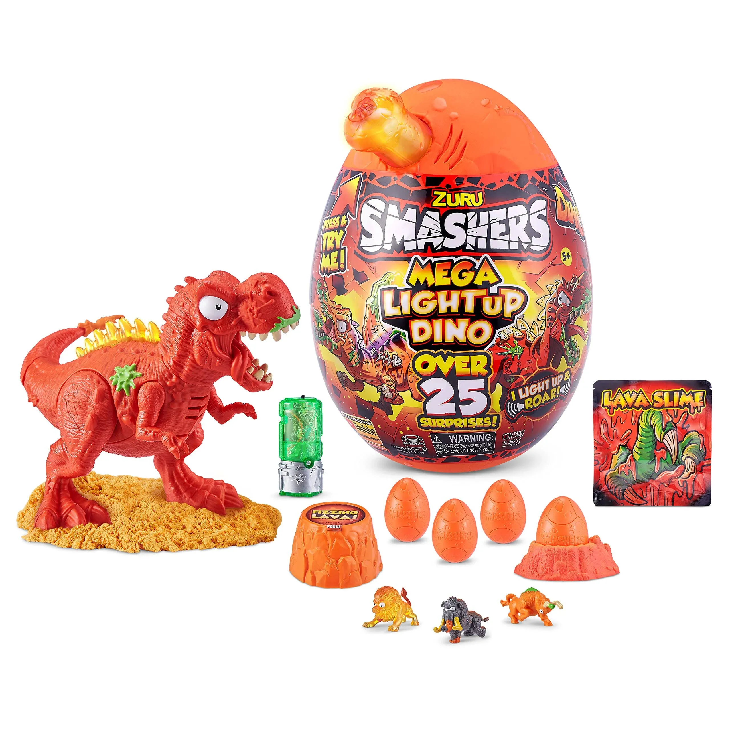 Smashers Series 4 Mega Light Up Dino Surprise Egg by Zuru