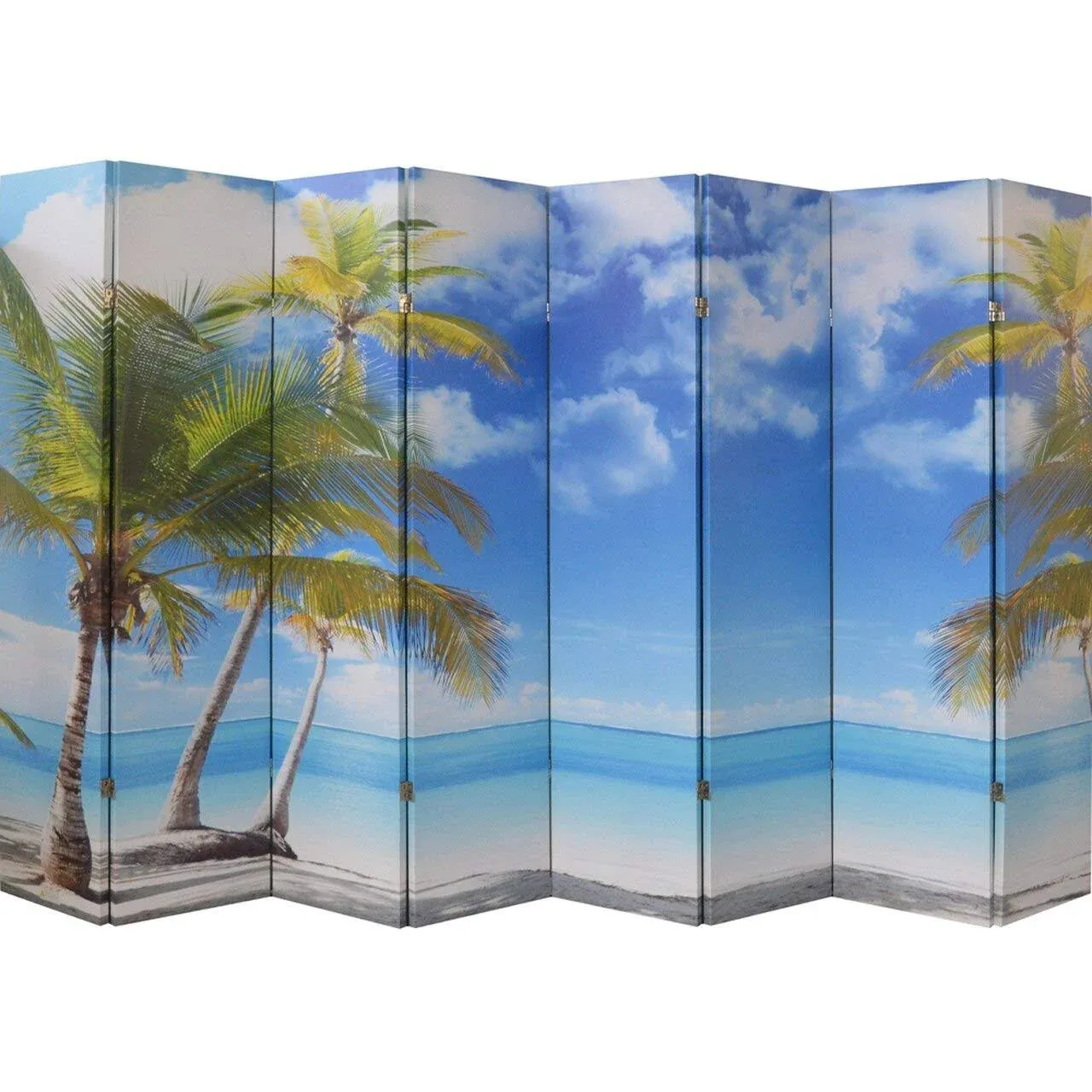 Legacy Decor 8 Panel Canvas Room Divider Double Sided Digital Print Virgin ...