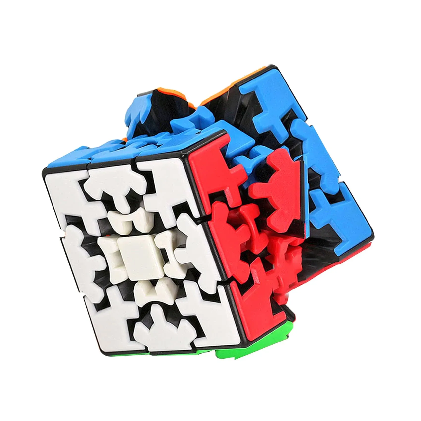 Gear Cube, 3x3x3 Magic Speed Gear Cube Twisty Puzzles Gear Cube 3D Puzzle Toys Brain Teasers