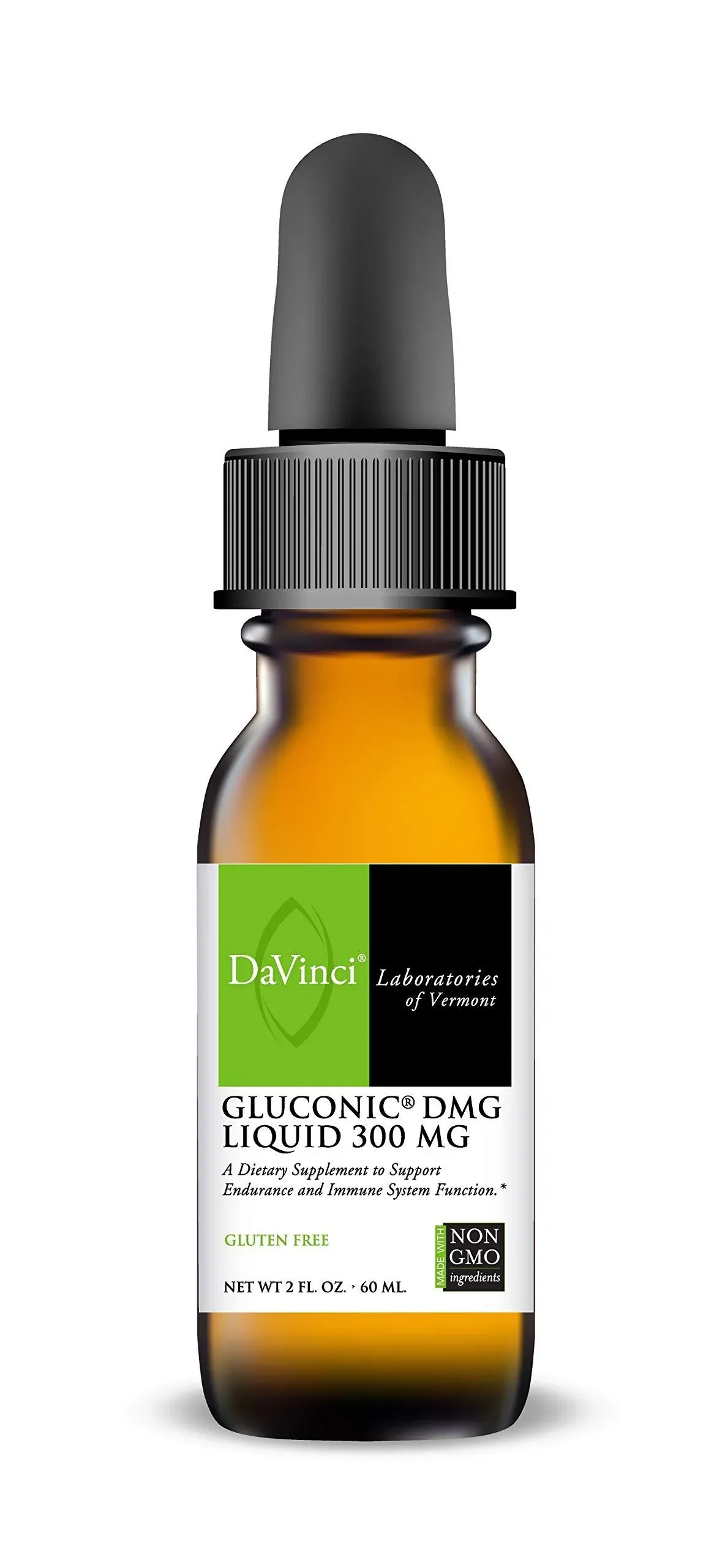 Davinci Laboratories of Vermont Gluconic DMG Liquid 300 MG 2 fl oz (60 ml)