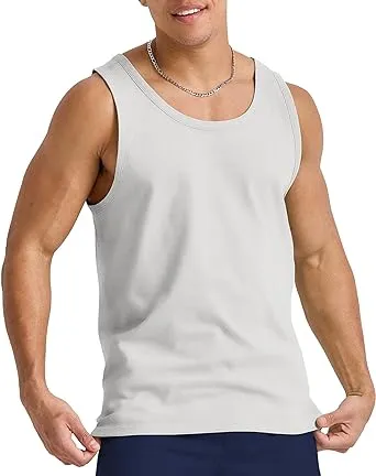 Hanes Originals Men's Tri-Blend Tank Top Black L