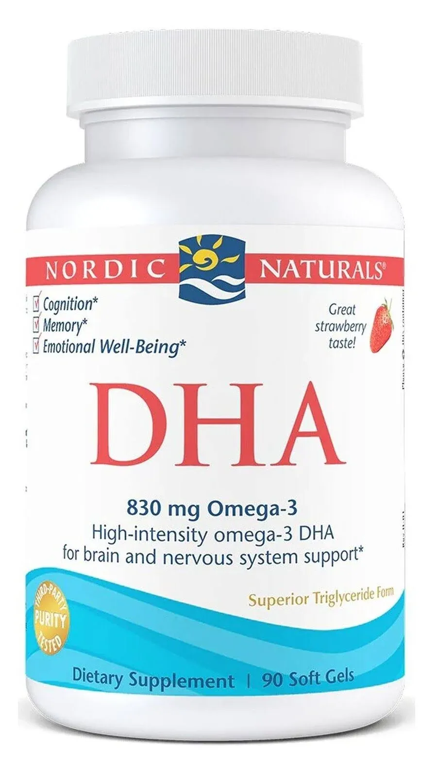 Nordic Naturals DHA - Strawberry 90