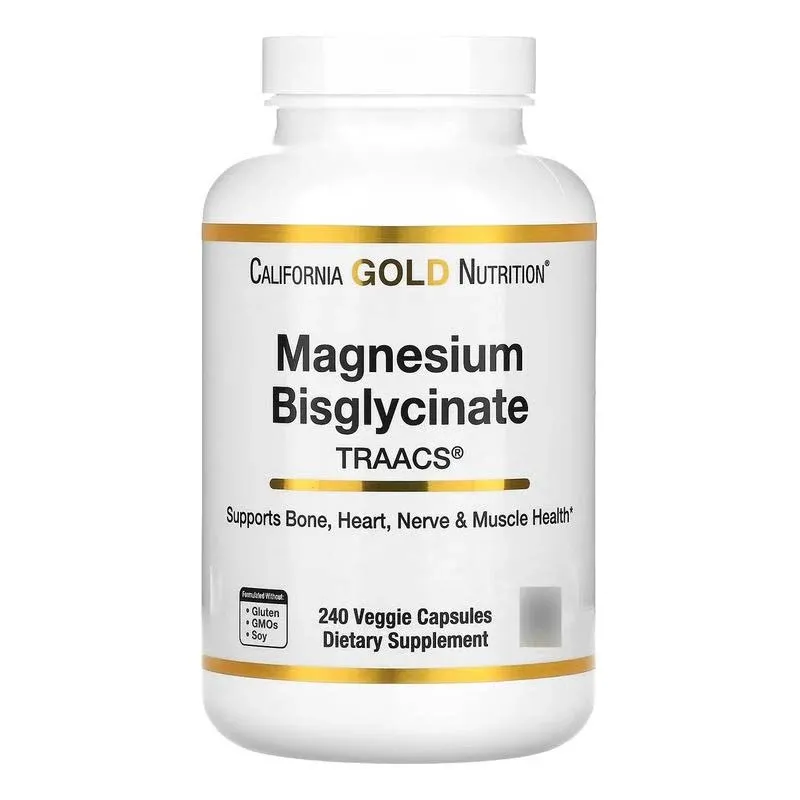 California Gold Nutrition, Magnesium Bisglycinate, Formulated with TRA