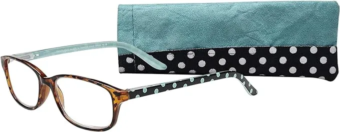 Victoria Klein 9082 Turquoise Reading Glasses, Size: One size, Blue