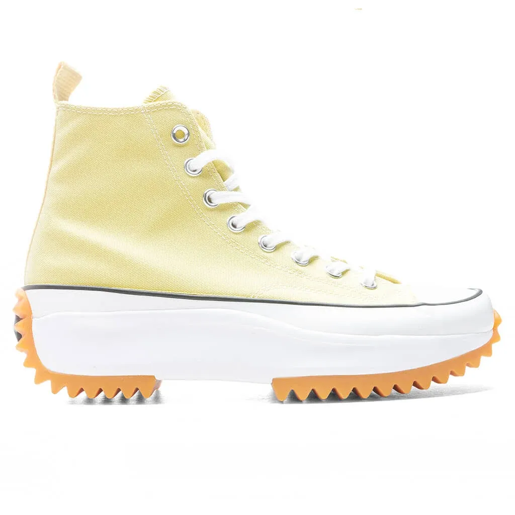 NWT Converse Run Star Hike Platform lemon drop high top Chuck Taylor sneaker