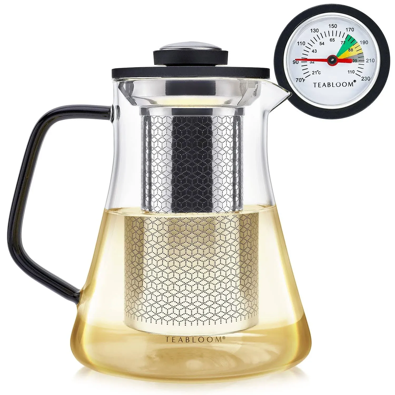 Virtuoso 2-in-1 Tea Steeper and Tea Kettle With A Thermometer