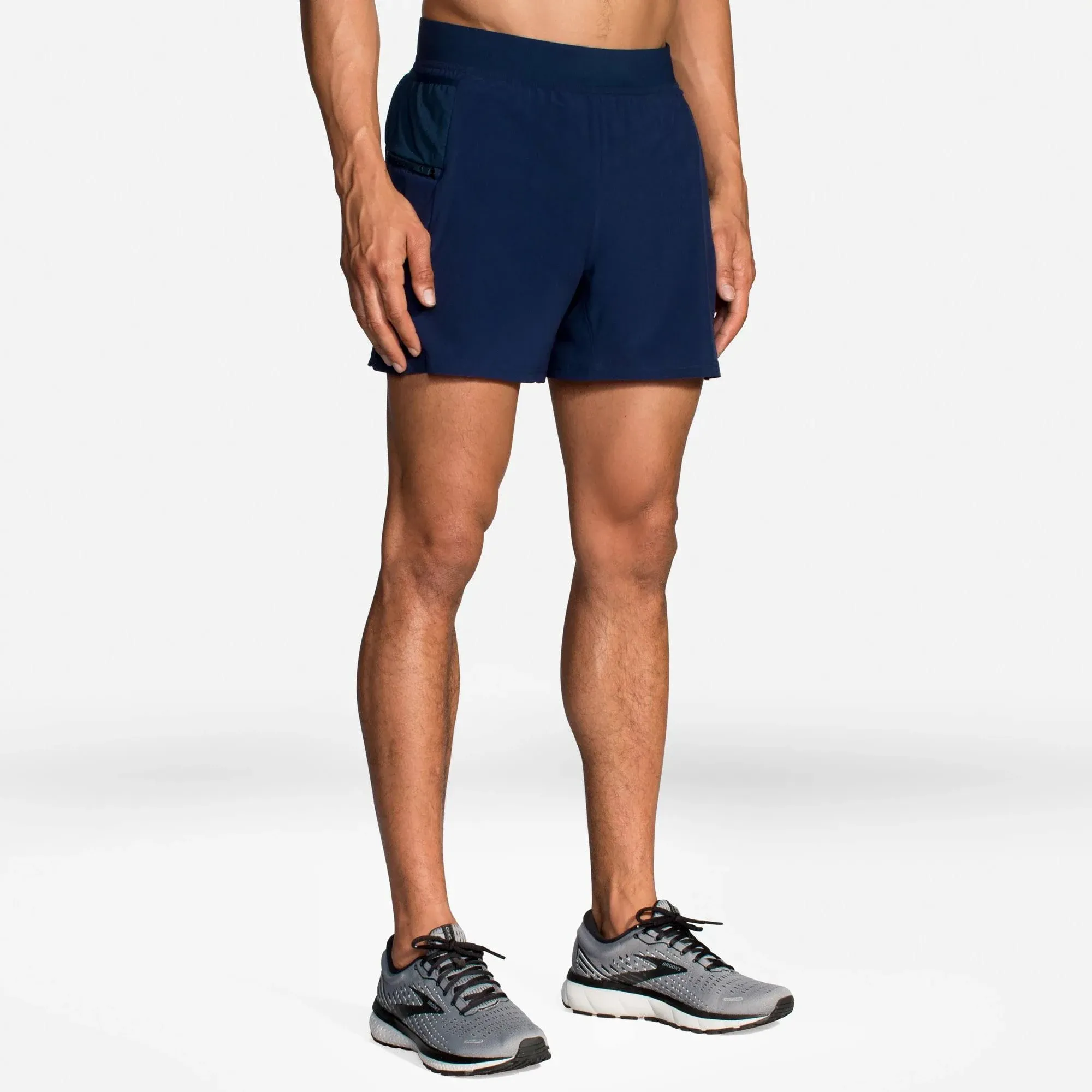 Brooks Sherpa 5" 2-in-1 Shorts Men's Navy / XXL