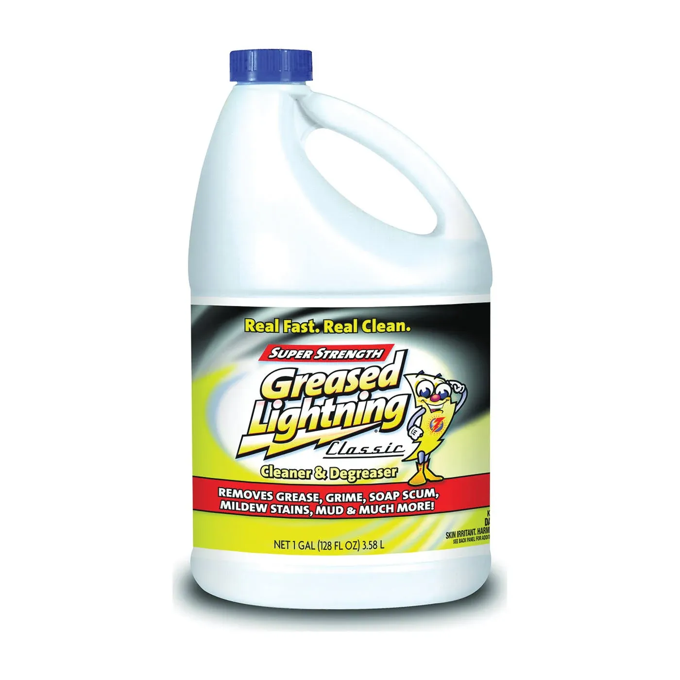 Greased Lightning Multi-Purpose Cleaner & Degreaser, Super Strength - 1 gallon (3785 ml)