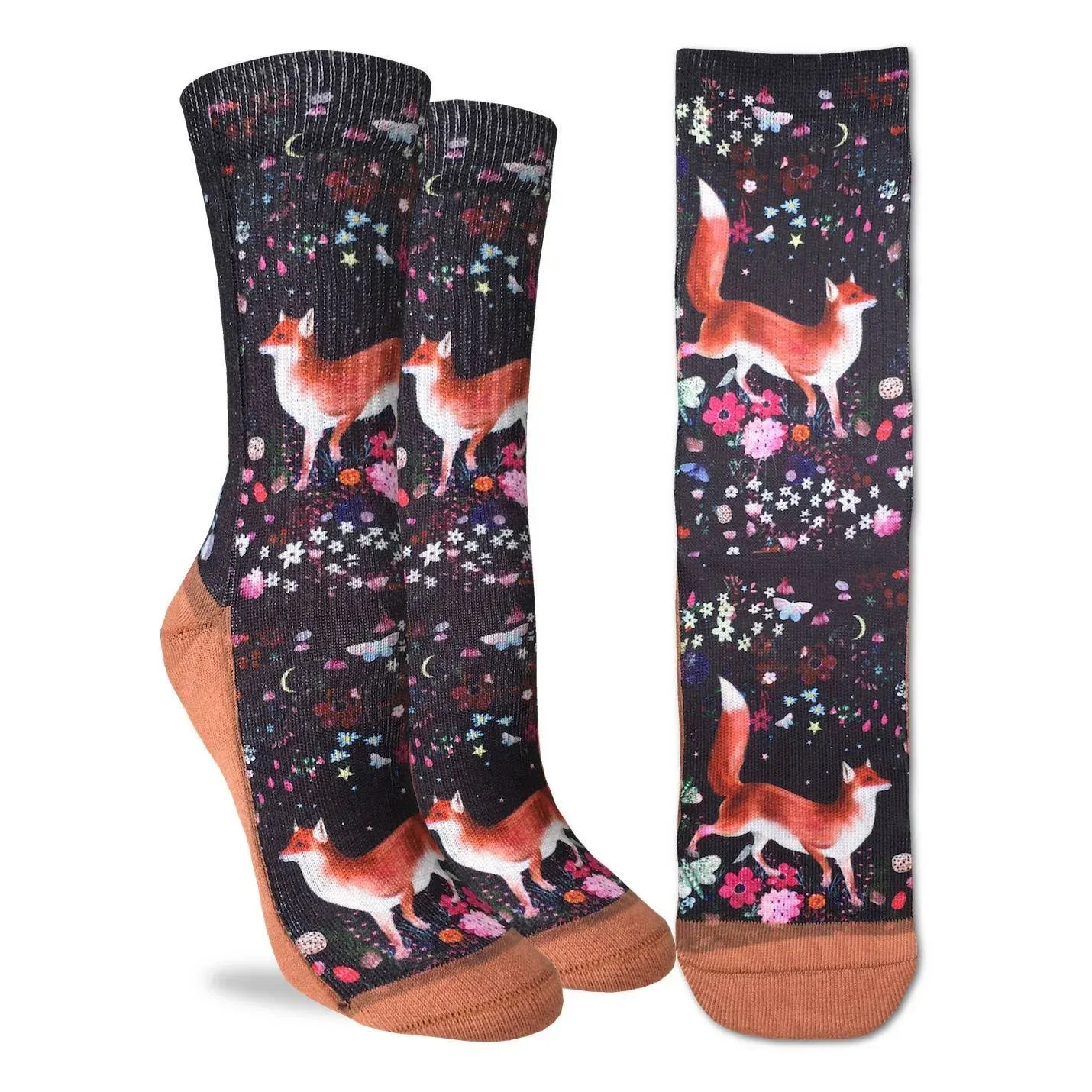 Women&#39;s Floral Fox Socks