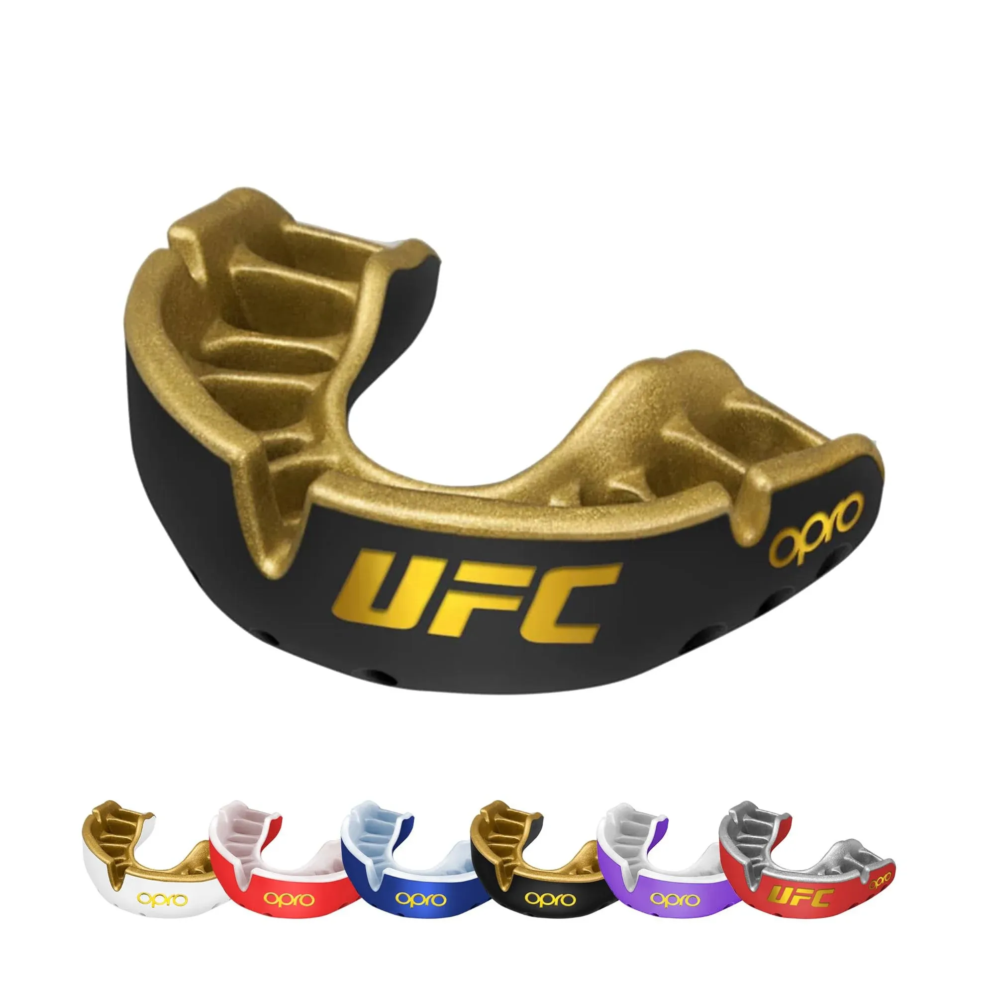 OPRO Gold Level Mouthguard, Adults and Junior Sports Mouth Guard, Featuring ...