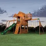 Backyard Discovery All Cedar Swing Set Skyfort II