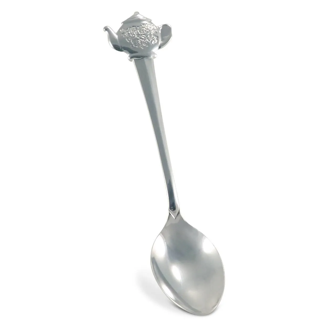 HIC Teapot Demi Spoon, 4-1/2in., silverplated