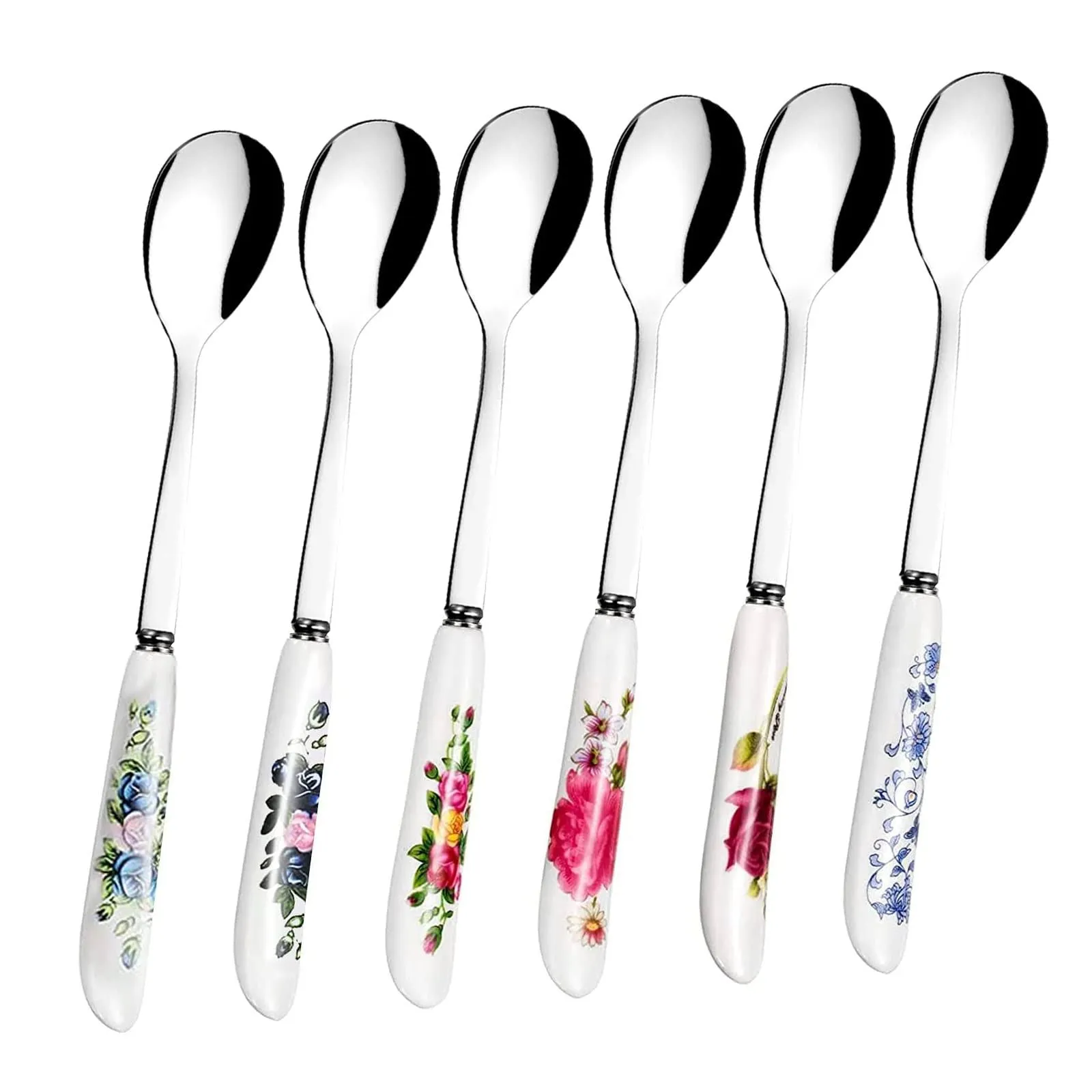 The Little Green Change Coffee Spoons for Coffee Bar Accessories - 6pcs Stainless ...