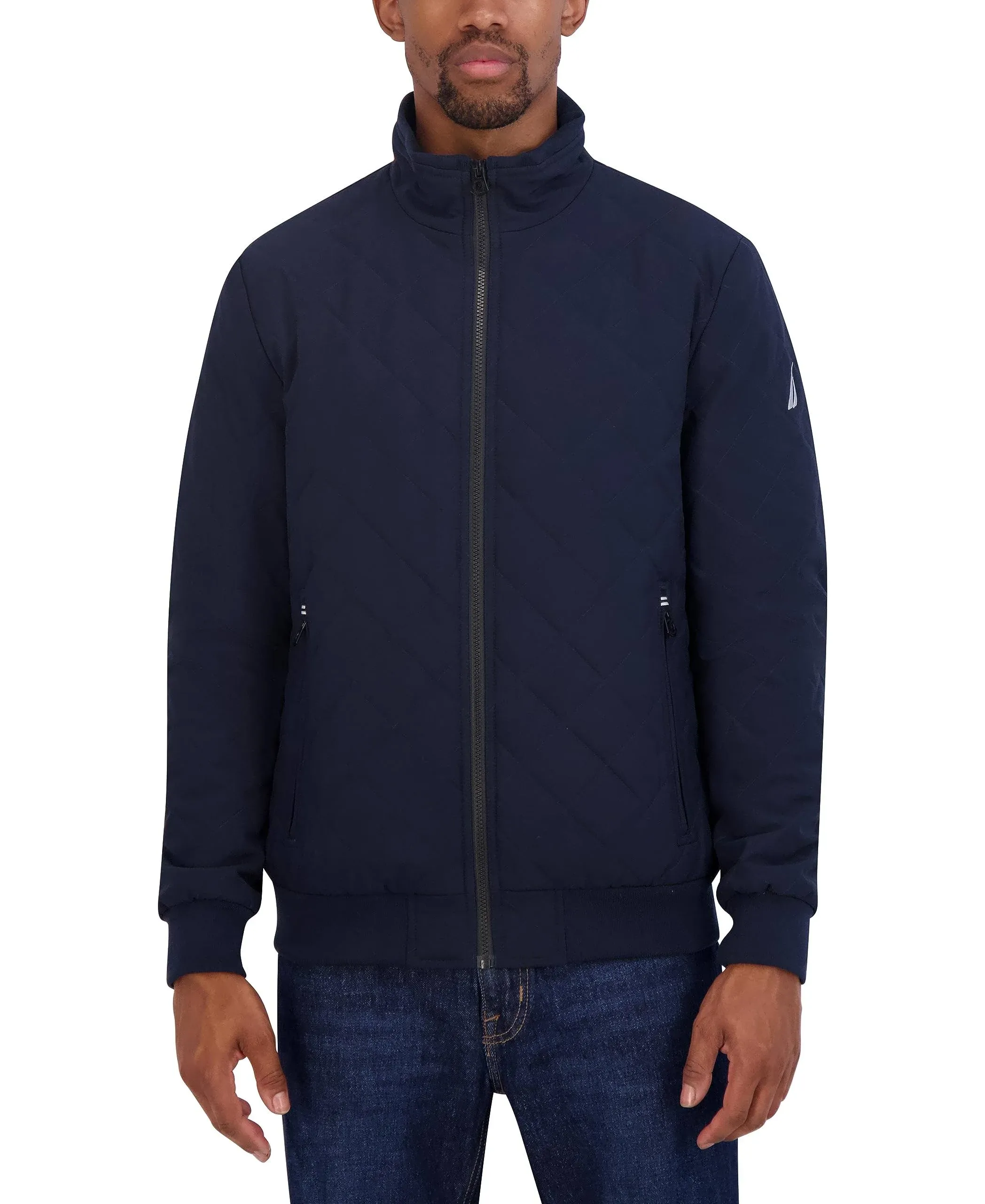 Nautica Men's Quilted Bomber Jacket