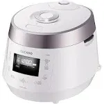 Cuckoo CRPP1009SW 10-Cup HP Pressure Rice Cooker, White