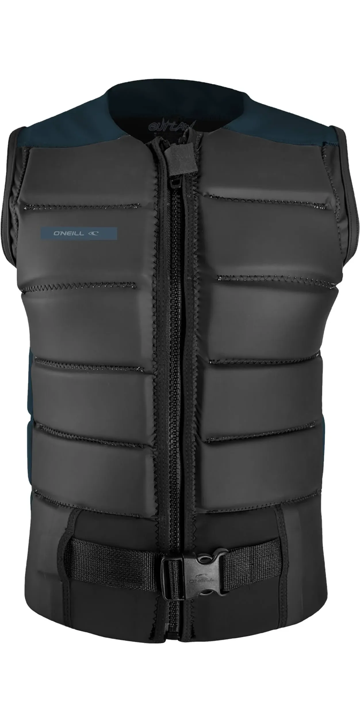 O'Neill Outlaw Comp Vest - Men's Black/Cadet Blue, M