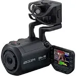 Zoom Q8n-4K Handy Video Recorder Bundle with 128GB Memory Card and Ruggard Onyx 25 Camcorder Bag