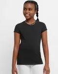 Hanes Girls' Essential Tee 2-Pack Black Xs