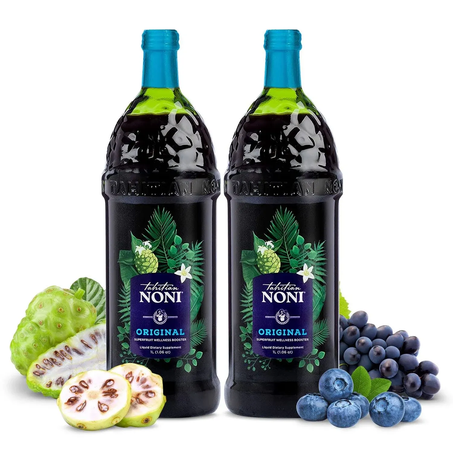 Tahitian Noni Juice by Morinda 2pk Case (Two 1 Liter Bottles per Case)