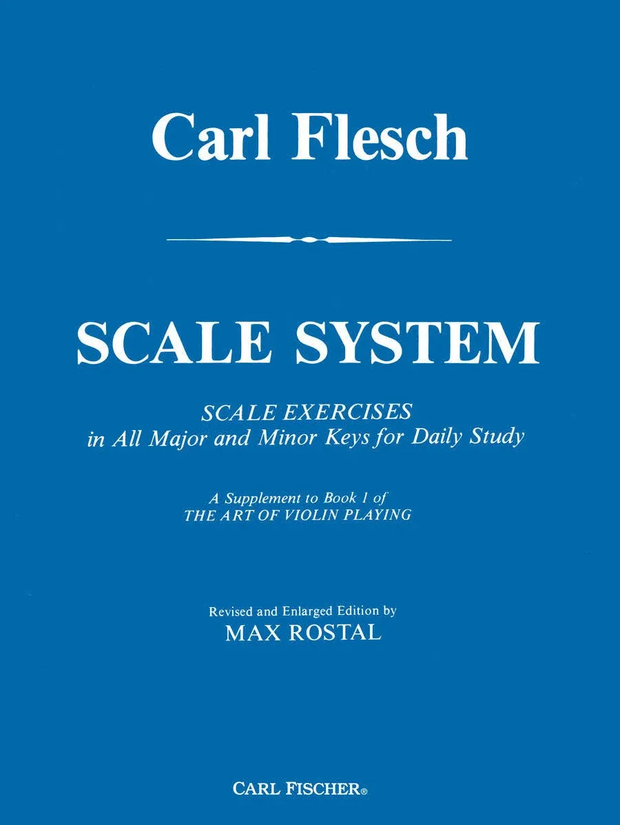 Scale System : Scale Exercises in All Major and Minor Keys for Daily Study for Violin - O5188