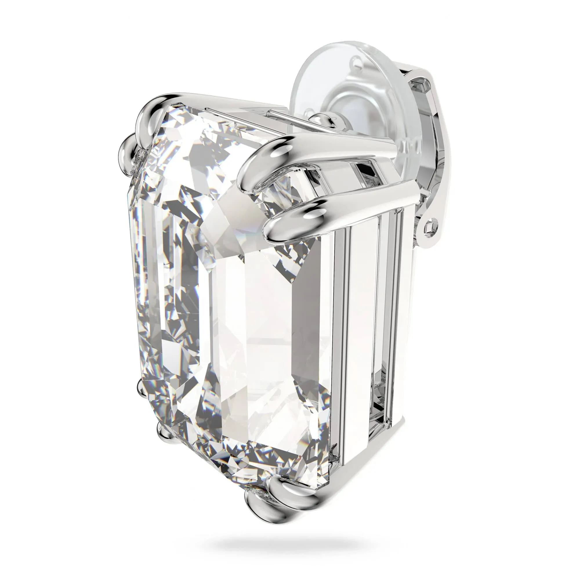 BNIB Swarovski Mesmera clip earring Single, Octagon cut, White &amp; Gift Bag £45.00