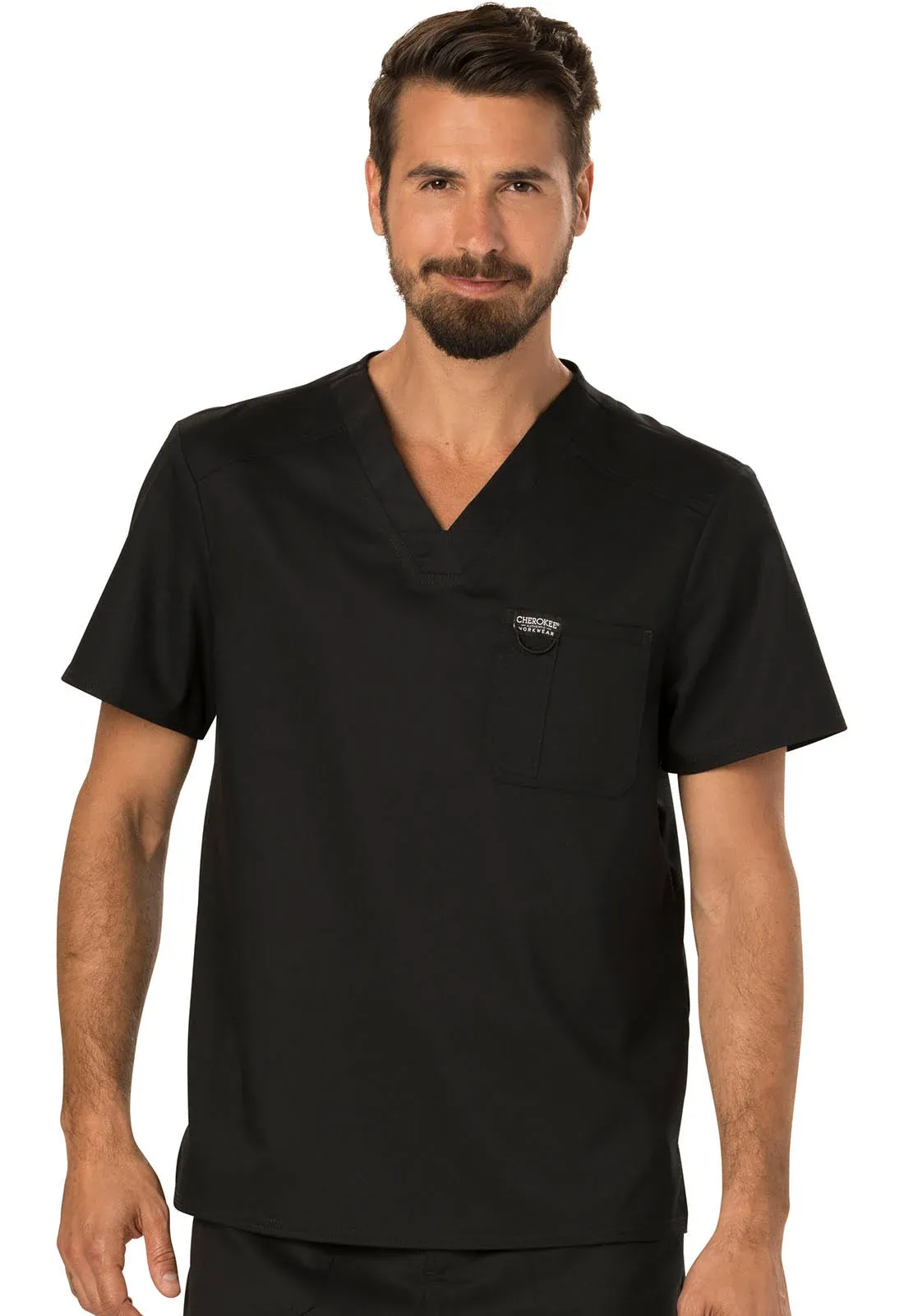 "Workwear Revolution WW690 Men's V-Neck Scrub Top"