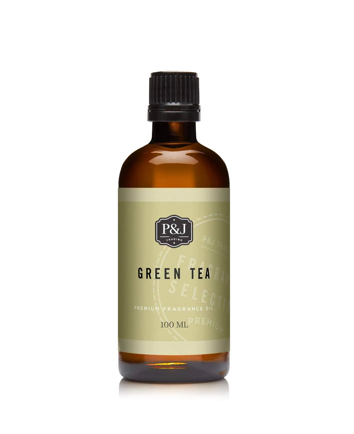 P&J Fragrance Oil - Green Tea 100ml - Candle Scents, Soap Scents, Diffuser Oil, Fresh Scents