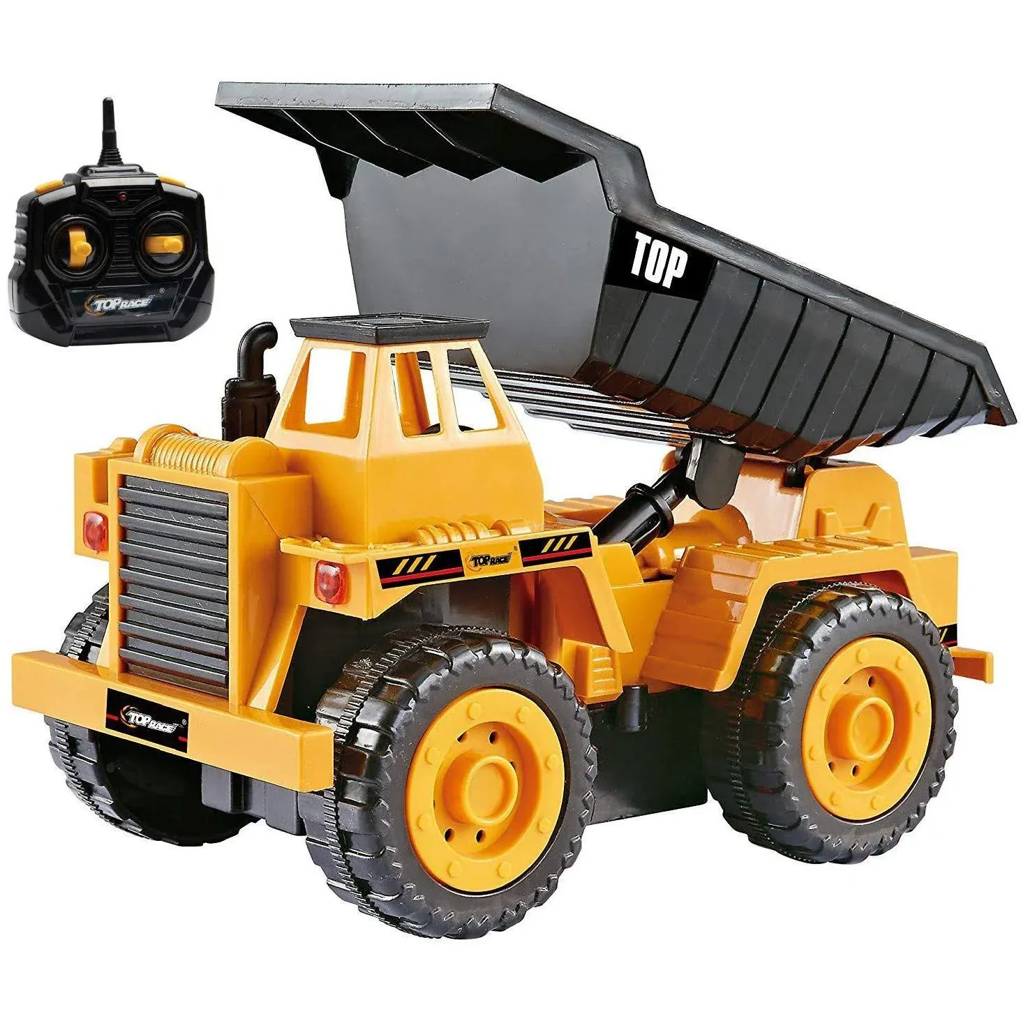 Top Race 5 Channel Fully Functional RC Dump Truck