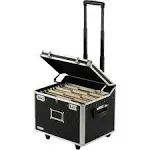 Vaultz Locking Mobile File Chest -Letter/Legal-Black