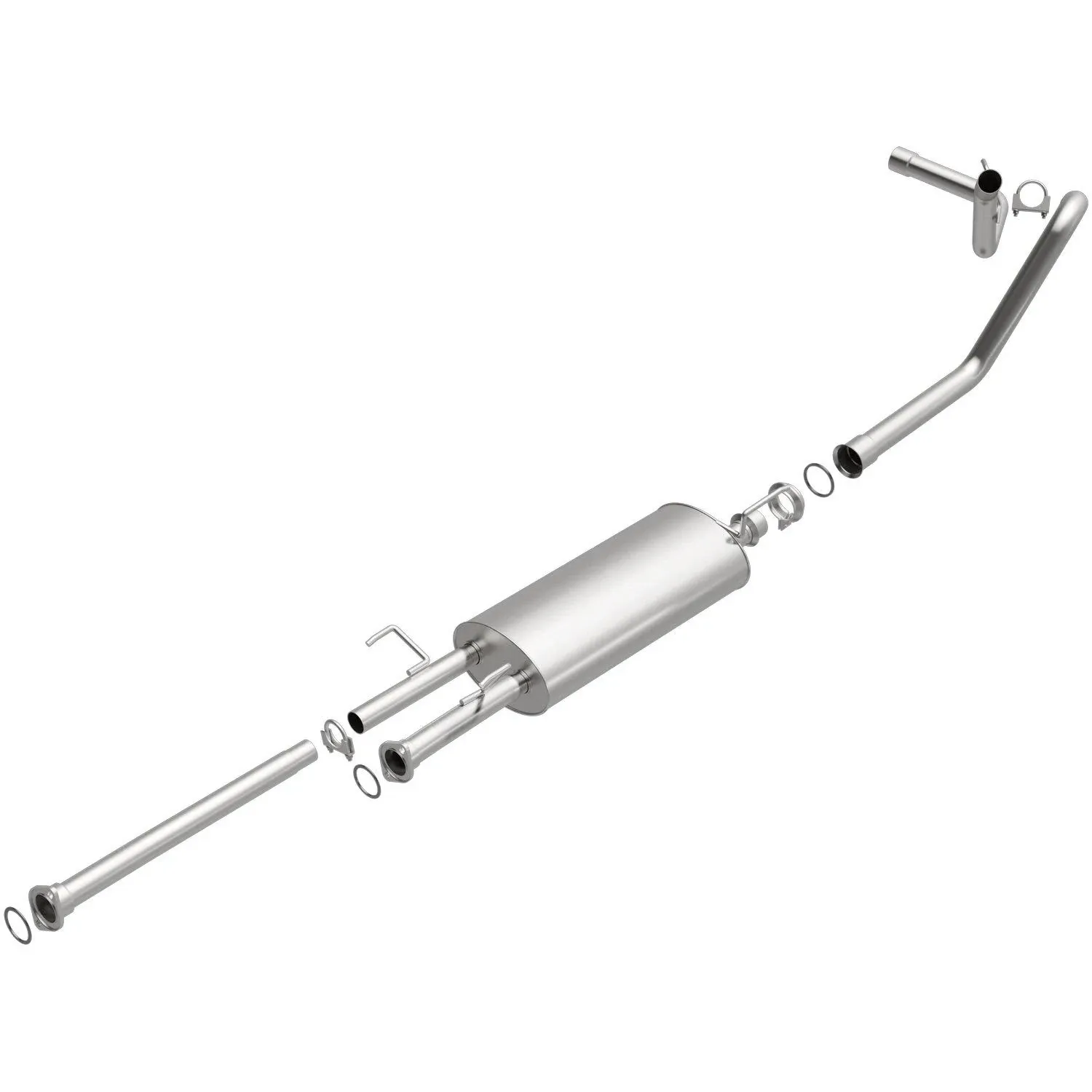 BRExhaust 106-0237: Direct-Fit Exhaust Kit, 2009-2013 Toyota Tundra - JEGS