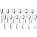 Demitasse Espresso Spoons,12-piece Mini Coffee Tiny Stainless Steel Spoons Bistro Small Spoons for Dessert, Tea, Appetizer(4.7Inch)…