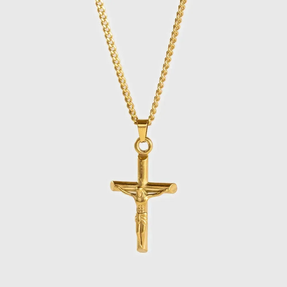 Crucifix Pendant (Gold)