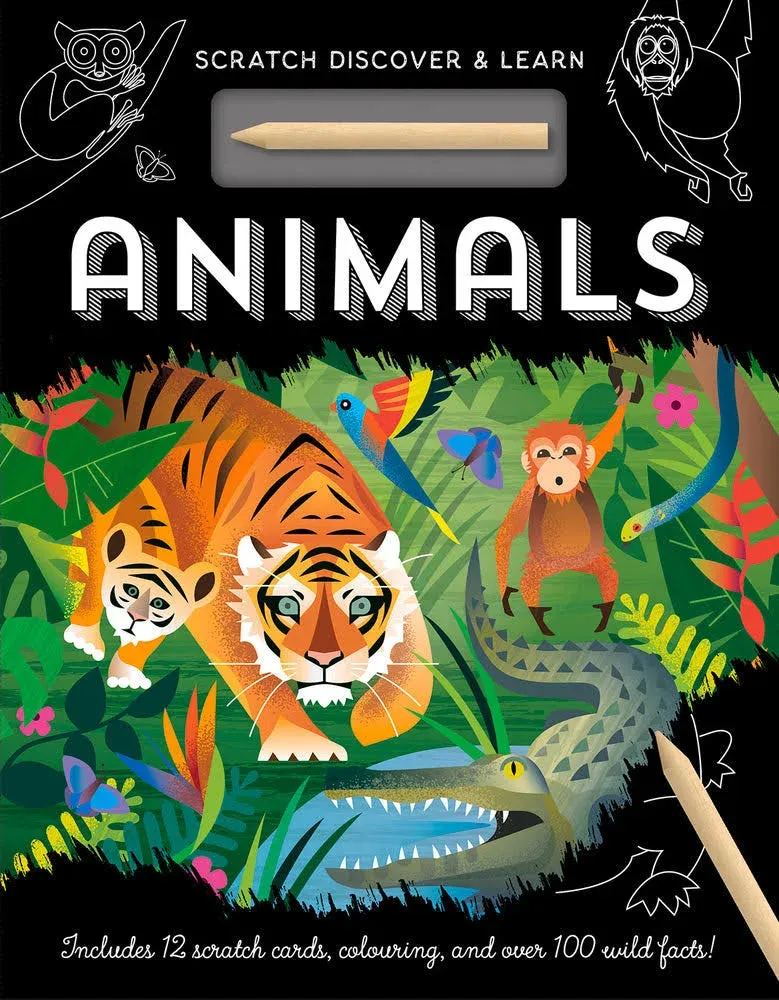 Animals (Scratch, Discover & Learn)