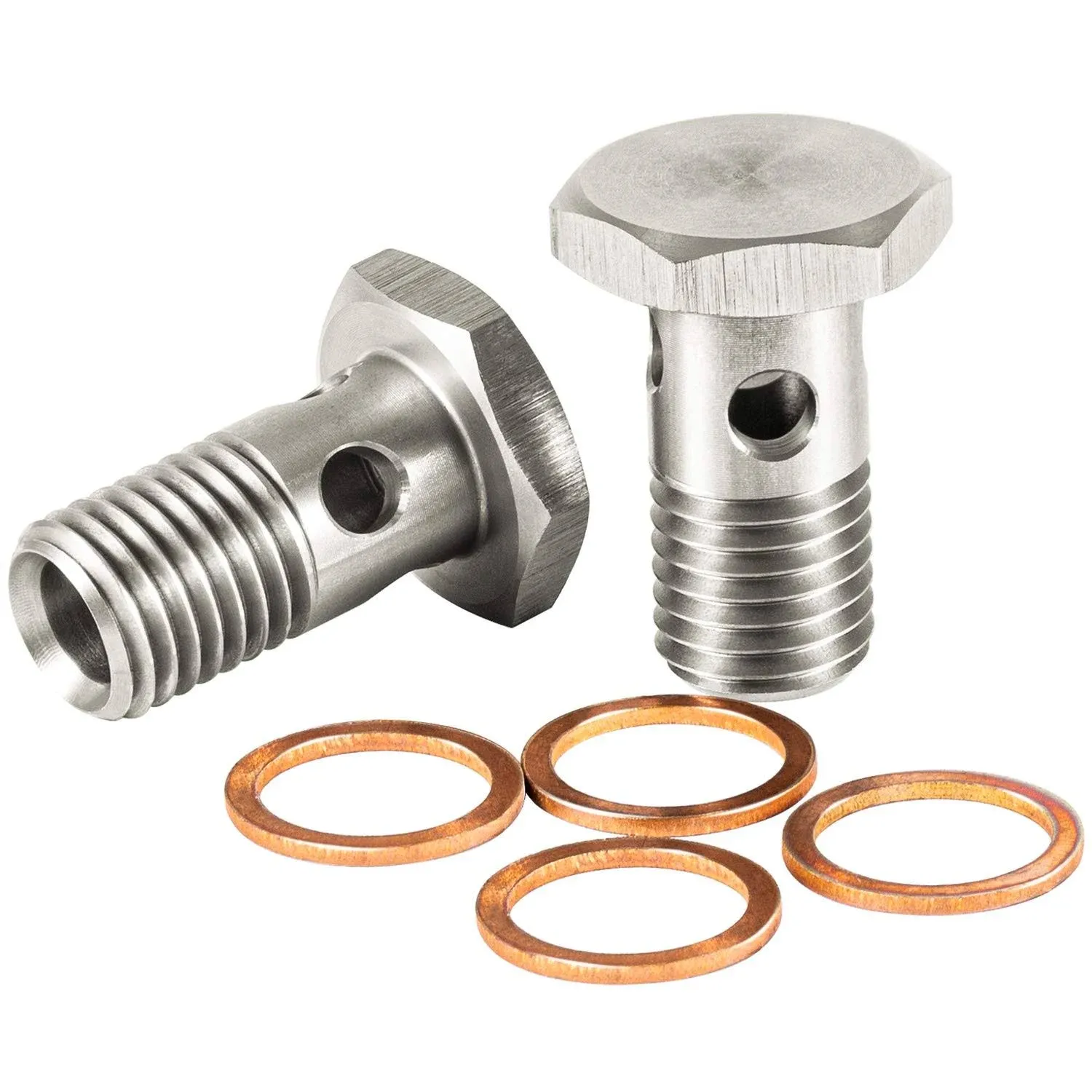 Diesel Fuel Banjo Bolt Ultra High Flow Upgrade Kit for Ford 6.0L &amp; 6.4L F250 450