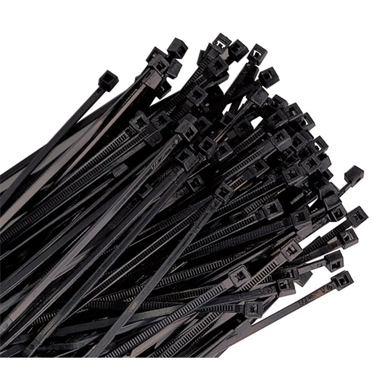 K-Tool 78140 Cable Zip Tie 14&#034; Black 100 Pack 50 lb Tensile Strength