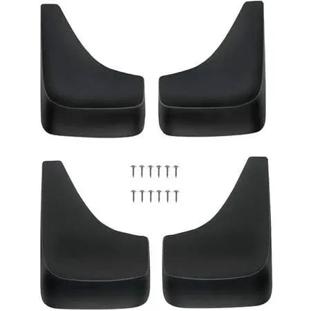 A-Premium Set of 4PCS Mud Flaps Splash Guards Mudguards Mudflaps Compatible with Chevrolet Aveo, Camaro, Cavalier, Classic, Cobalt, Corvette, HHR, Impala, Malibu, Metro, Prizm, S10, Front and Rear