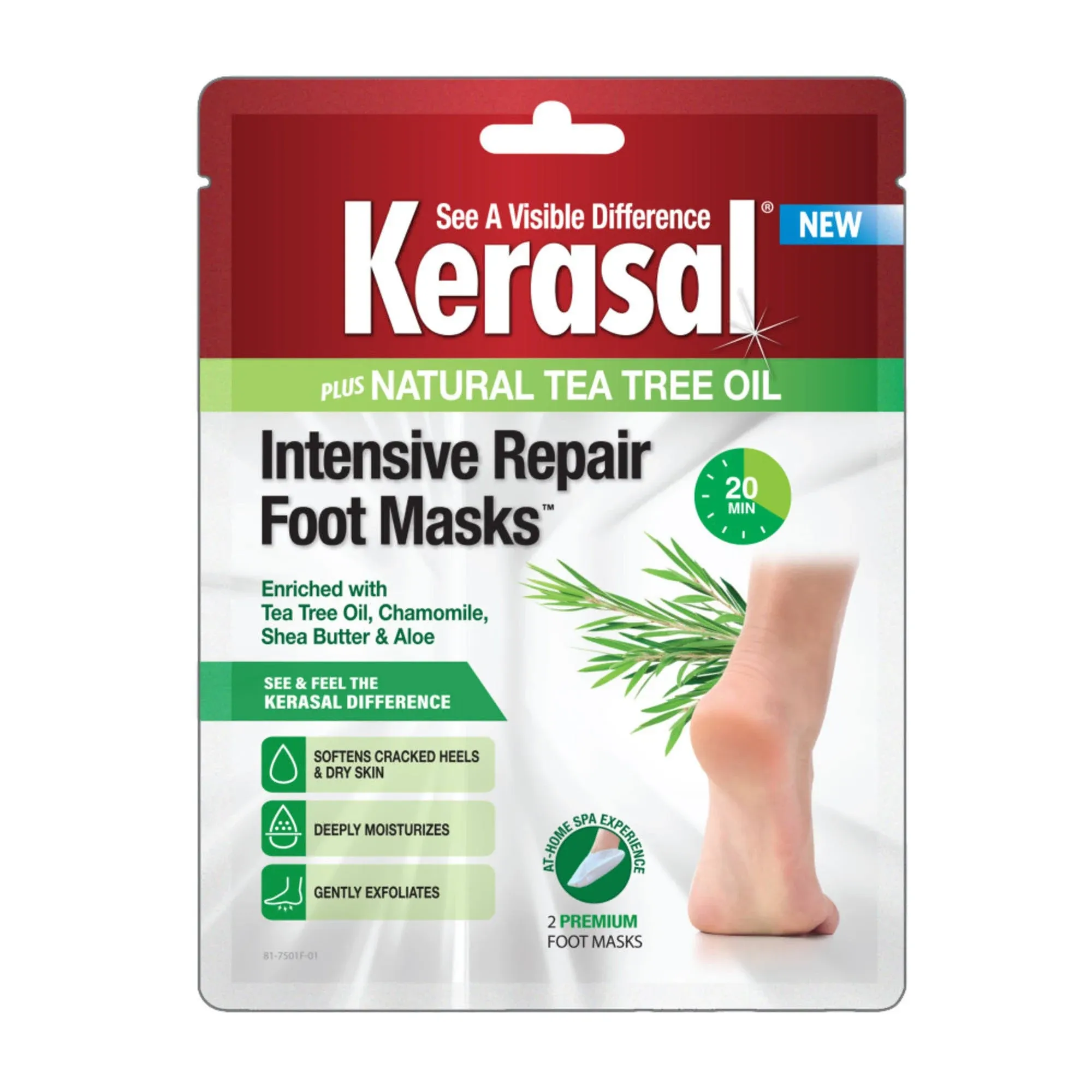 Kerasal Intensive Repair Foot Mask - 2 ct