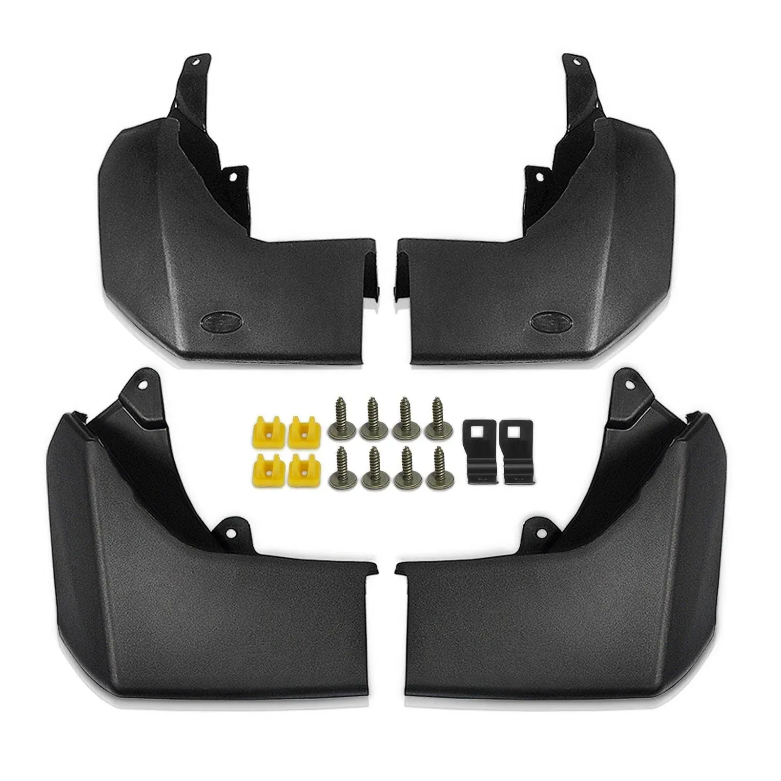 A-Premium Set of 4PCS Mud Flaps Splash Guards Mudguards Mudflaps with Hardware Kits Accessories Compatible with Land Rover Discovery 2010-2016, Sport Utility, Front and Rear(Driver & Passenger Sides)