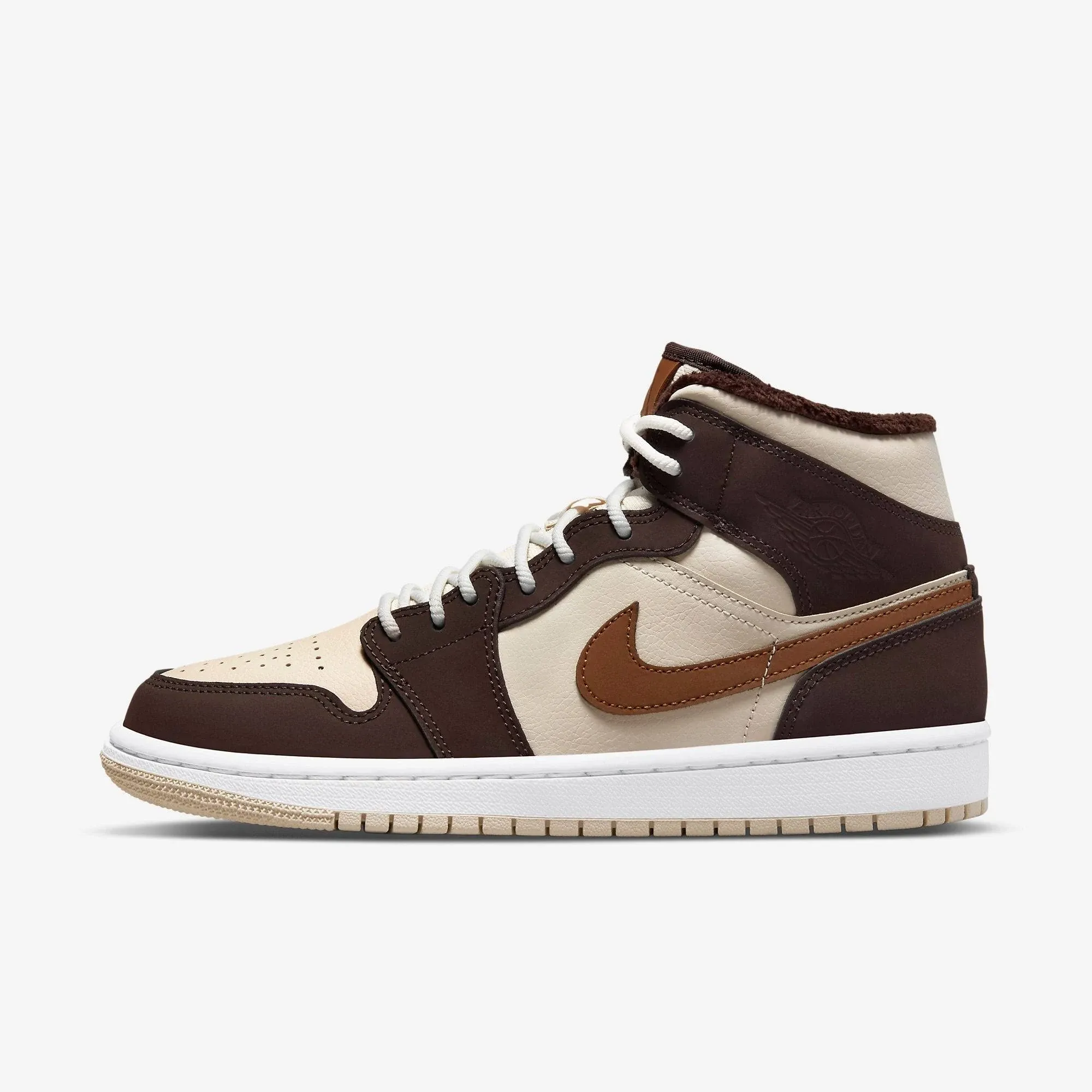 Wmns Air Jordan 1 Mid SE 'Cream Dark Chocolate' DO6699-200